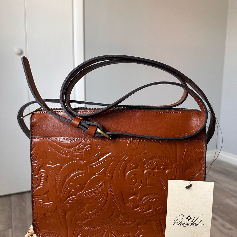 Patricia Nash Leather Crossbody Bag